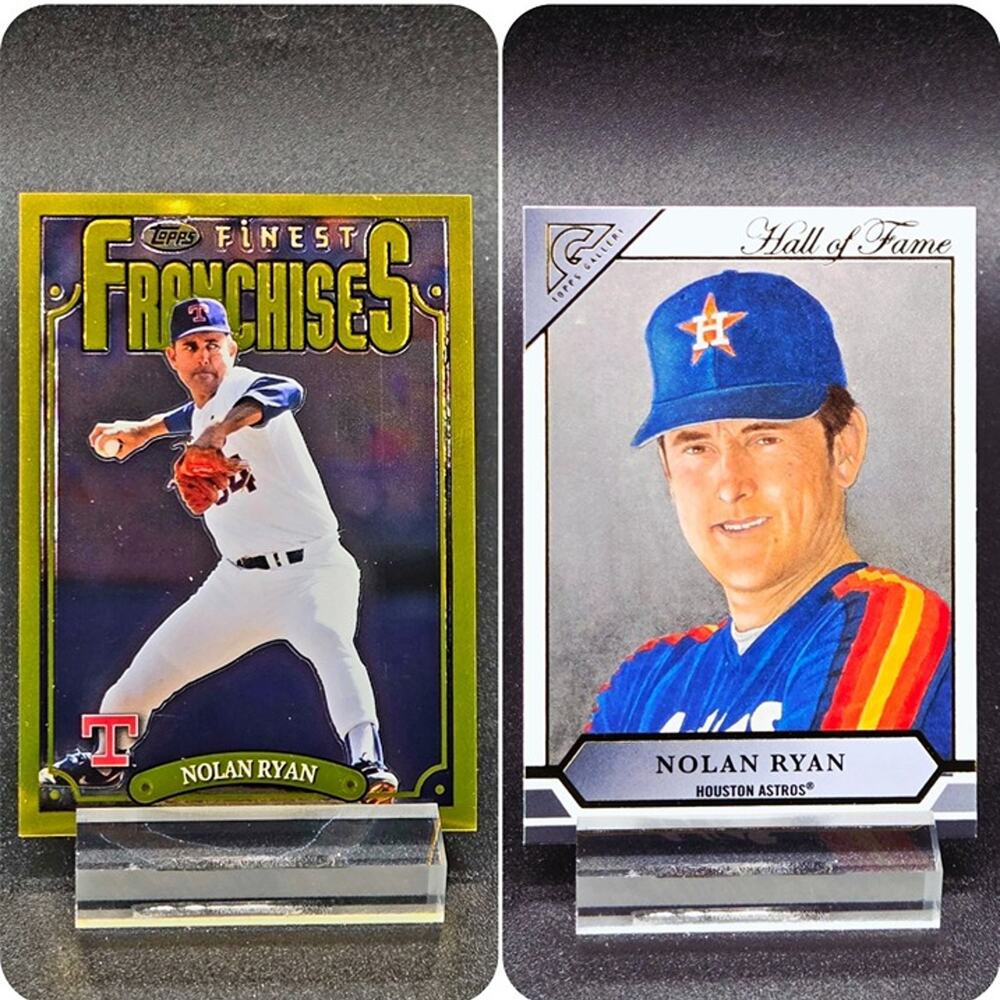 Nolan Ryan Topps Finest Franchises SP Gallery Texas Rangers Houston Astros HOF
